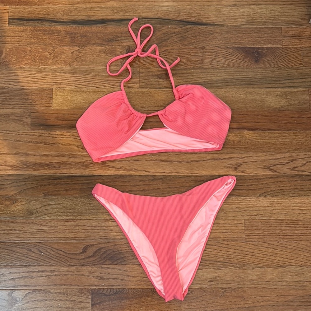 Dippin Daisys Ribbed Bikini Set